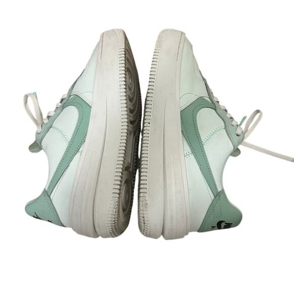 Nike Air Force 1 Shadow Mint Green White Sneakers DX3730-300 Size 6.5 - Picture 4 of 8